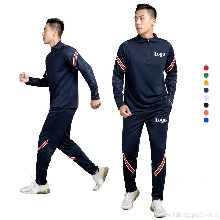 Wholesale Long Sleeve Football Soccer Training Tracksuits China